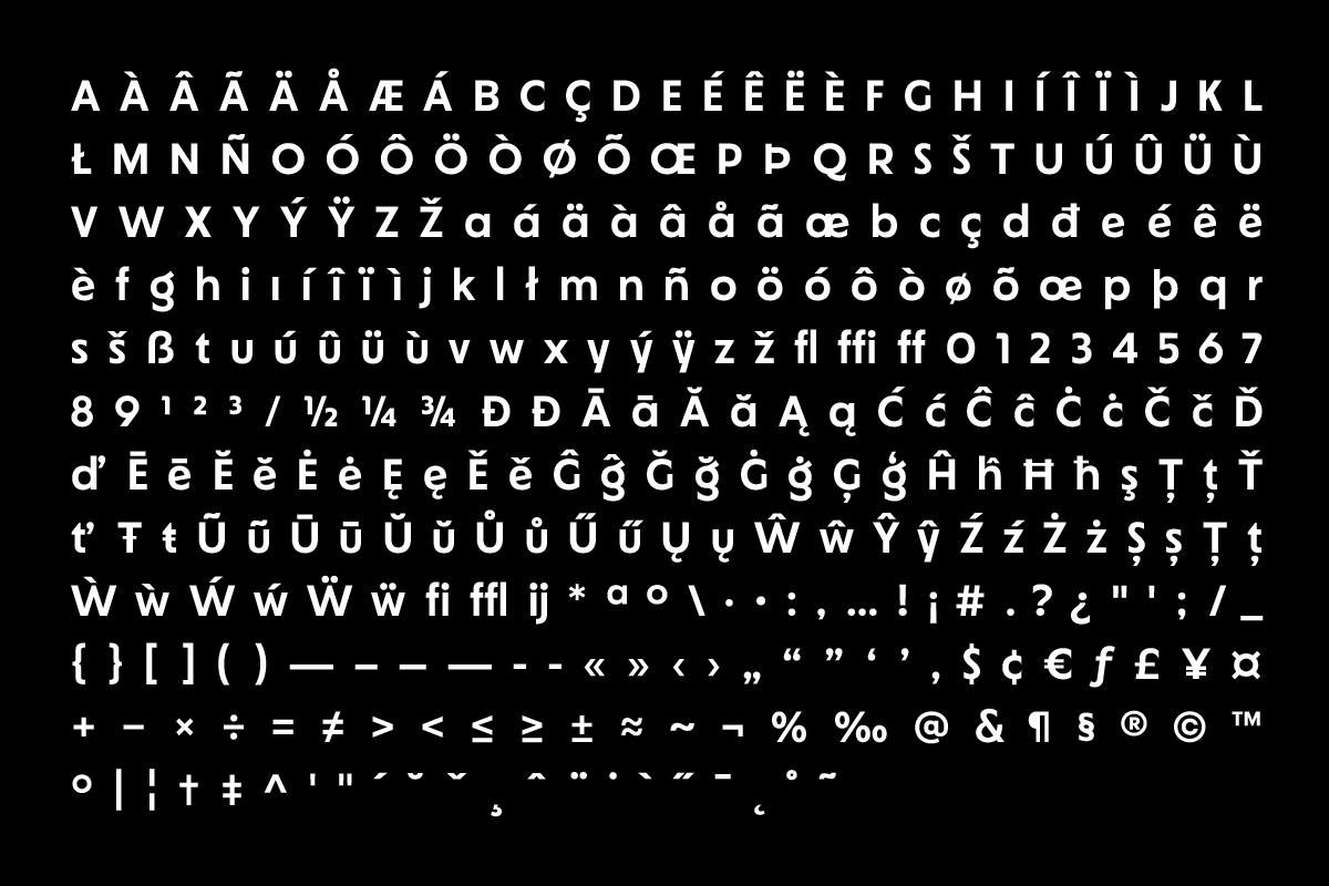 Nugea - Geometric Font Family, a Sans Serif Font by Yukita Creative (Photo 10 of 10)