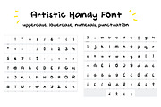 Artistic Handy Font - Handwritten, a Script Font by bigmomentsdesign (Thumbnail 14 of 14)
