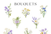 Watercolor Summer Wildflowers, an Illustration by polikarpovaart (Thumbnail 5 of 16)