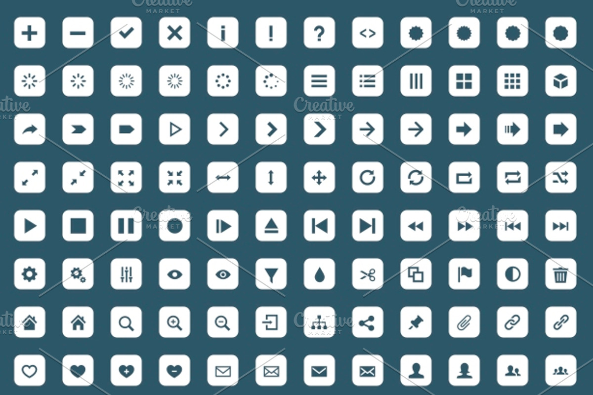 1700+ Mega Icons Bundle preview 3