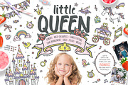 Little Queen Cute Princess Drawings, an Education Illustration by Euonia Meraki (Thumbnail 1 of 15)