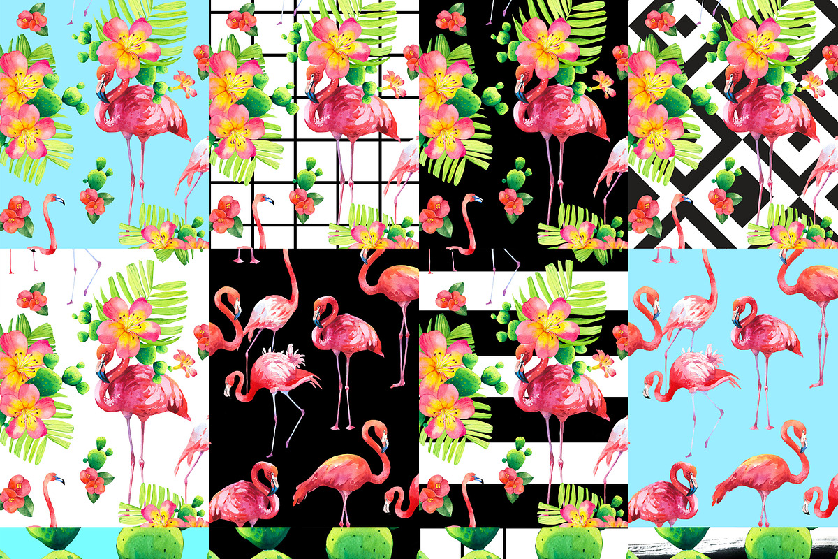 Hello, Flamingos!, a Graphic by Mona Monash (Photo 3 of 9)