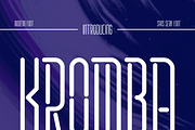 Kromba, a Sans Serif Font by lelevien (Thumbnail 4 of 6)