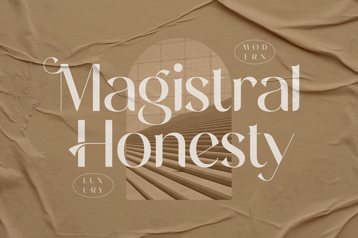 Magistral Honesty Modern Serif Font, a Serif Font by Storytype Studio (Photo 1 of 11)