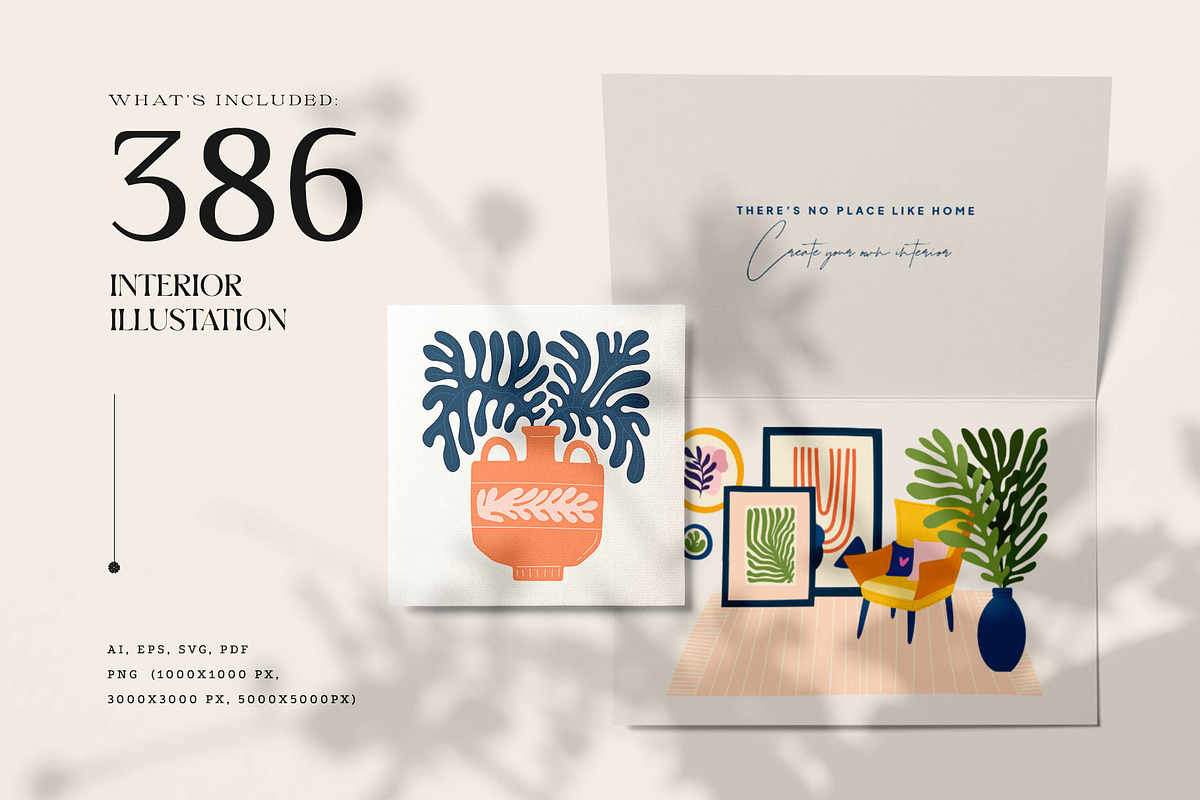 Interior | Creator Kit, a Decorative Illustration by KetteCreate (Photo 9 of 21)