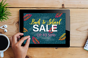 Vector Back to School Sale template, a Card Template by Tabiti (Thumbnail 2 of 3)