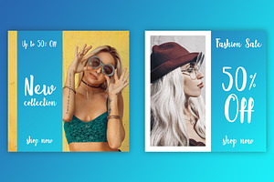 Gradient Instagram Post Templates