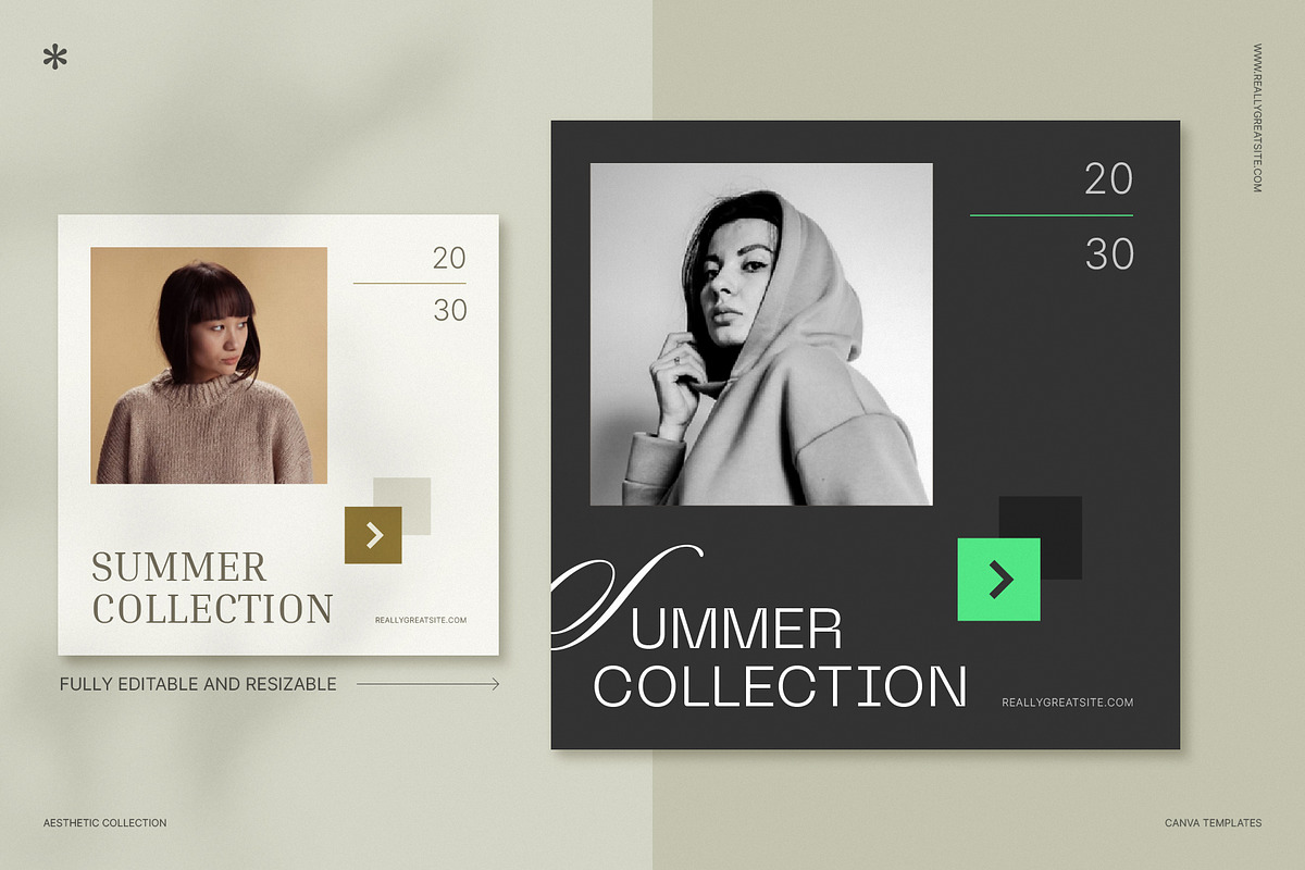 Instagram Posts Canva Templates, a Social Media Template by Vasya Kobelev (Photo 7 of 8)