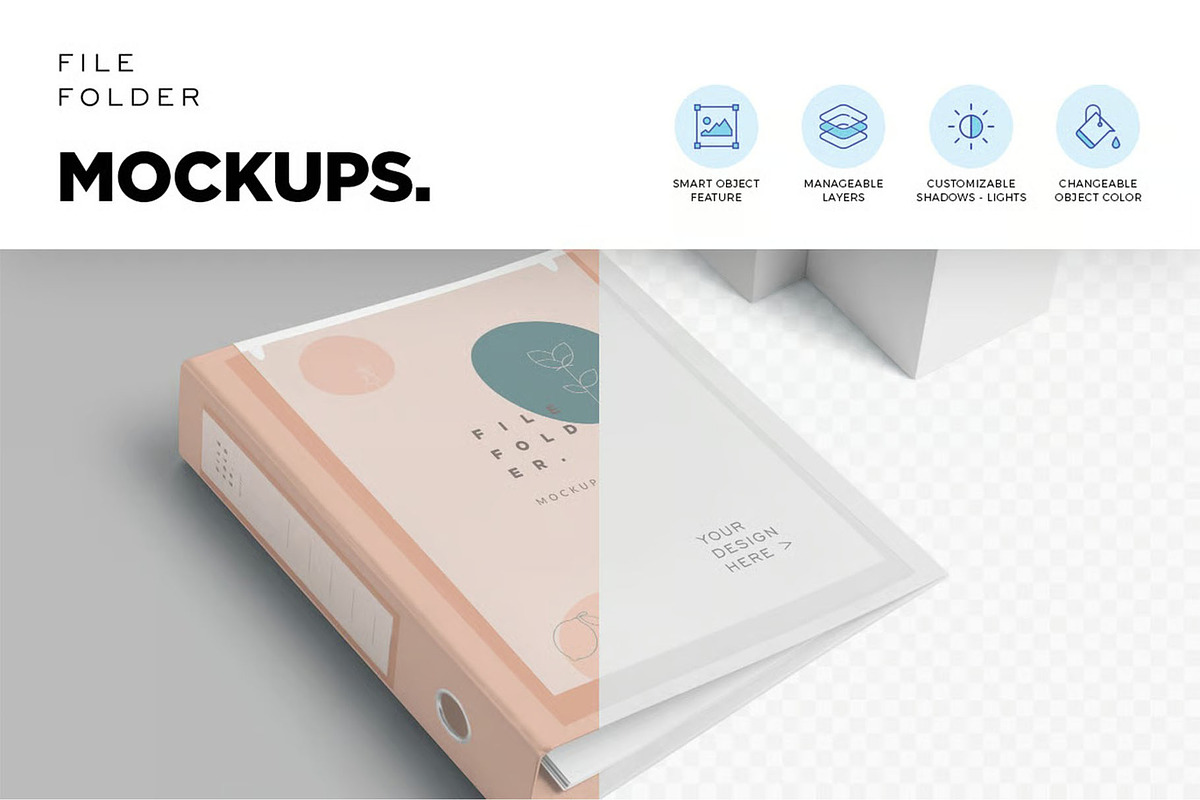 Folder Mockup, an Advertising Mockup by megostudi0 (Photo 5 of 7)
