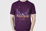 Outline Camping Labels + Elements, a Background Graphic by 2dvillShop (Thumbnail 5 of 13)