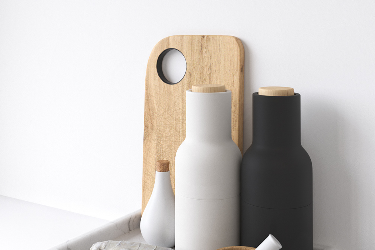 Decor Set Kitchen Menu Grinder, an Architecture 3D Model by gianniritschard (Photo 3 of 10)