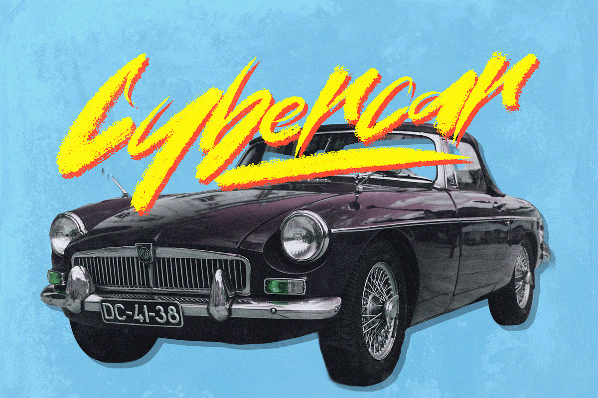 Dream Floyd | Retro Brush Font, a Blackletter Font by Ardana Creative (Photo 4 of 11)