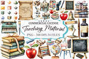 Teaching Material Clipart, an Illustration by designcity5 (Thumbnail 1 of 5)