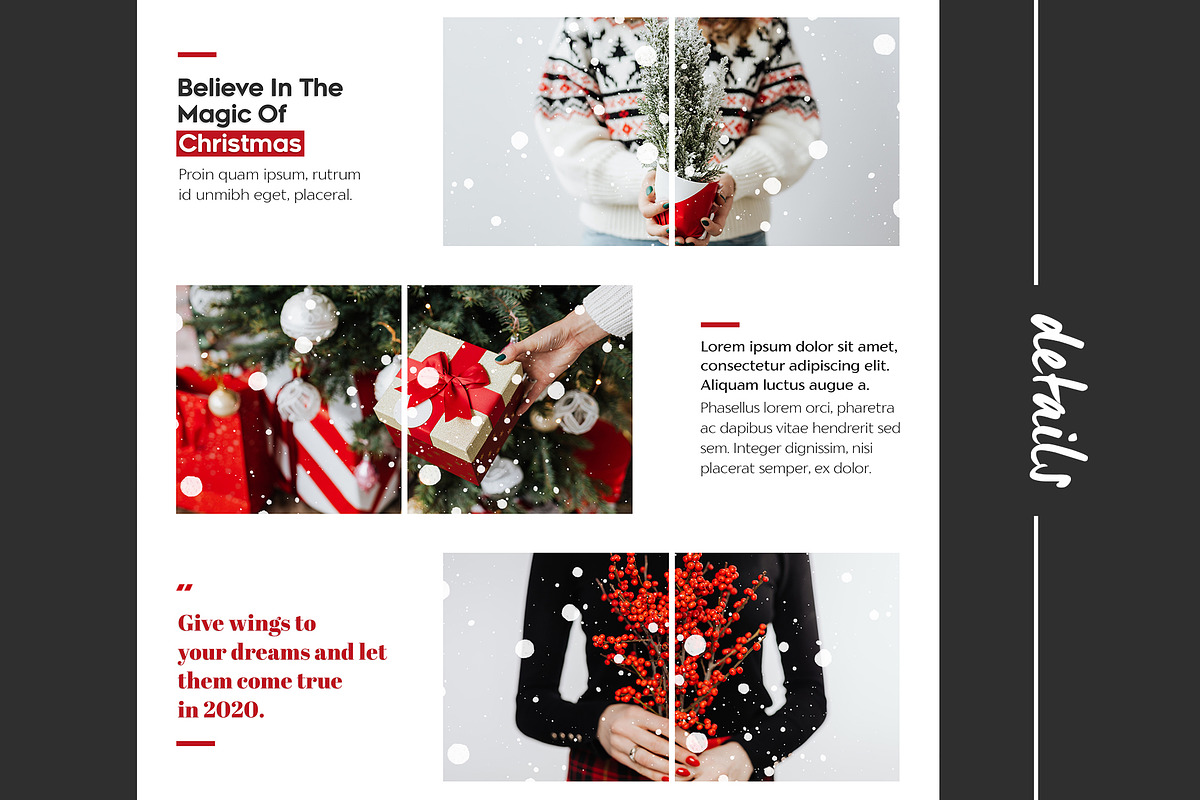Christmas Instagram Puzzle Templates, a Social Media Template by illycreative (Photo 5 of 6)