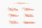 Daizen Script, a Script Font by Damelev (Thumbnail 5 of 12)