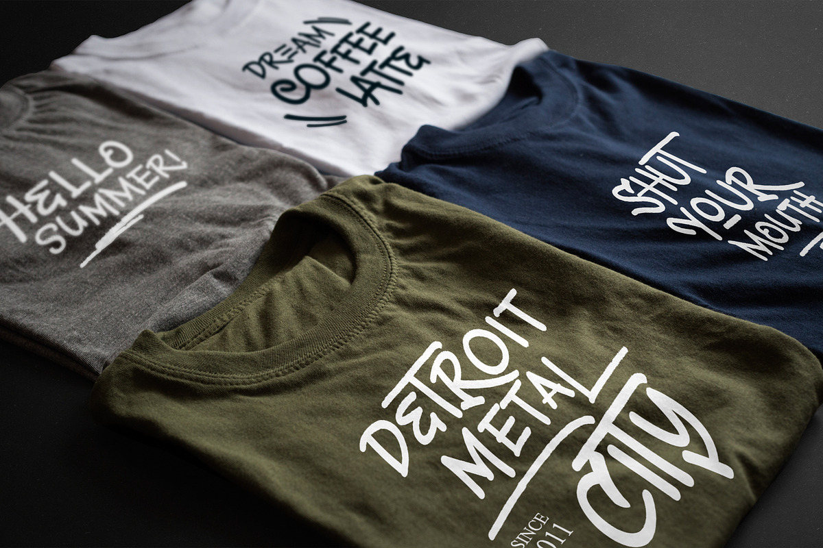 Slashback Typeface preview 5