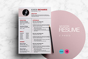 Simple Resume Template, a Resume Template by evgenystudio (Thumbnail 1 of 4)