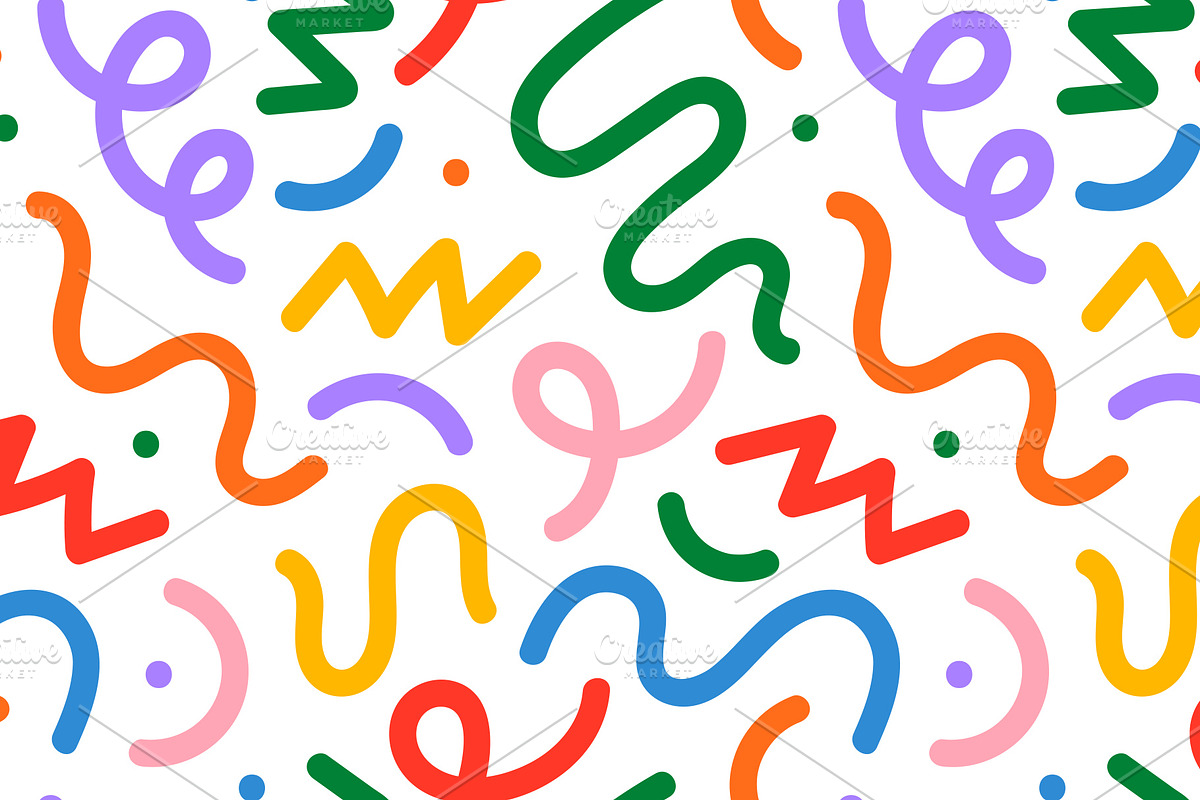 Abstract Kid Pattern Set, a Pattern Graphic by Dedraw Studio (Photo 2 of 12)