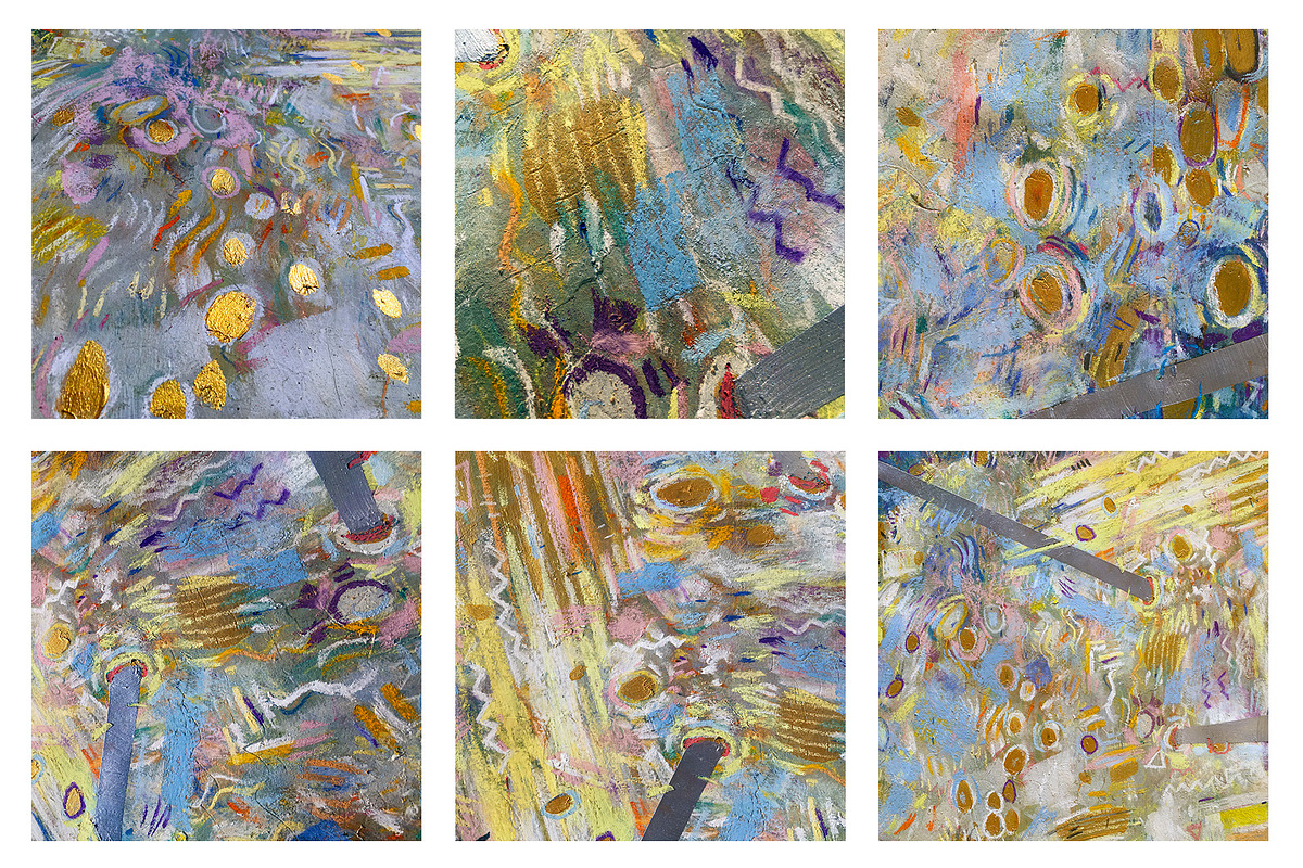 Hand-drawn pastel color artwork, a Texture Graphic by Oleg and Katja (Photo 4 of 14)