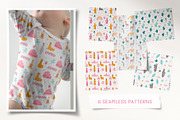 Llama - collection. Pattern and card, an Illustration by Mariart_i (Thumbnail 8 of 9)