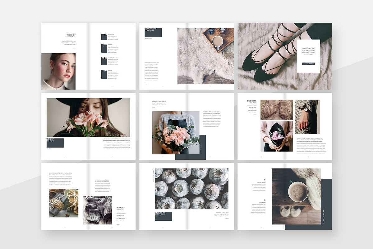 Hickory Proposal Template, a Brochure Template by Studio Sumac (Photo 5 of 8)
