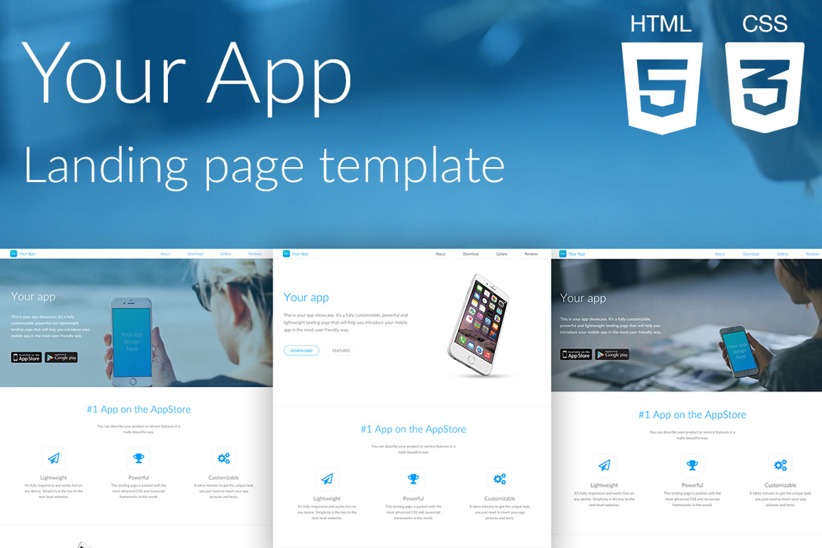Your App | Website template, a HTML Template by SD Themes