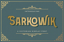 Sarkowik - Victorian Style Font
