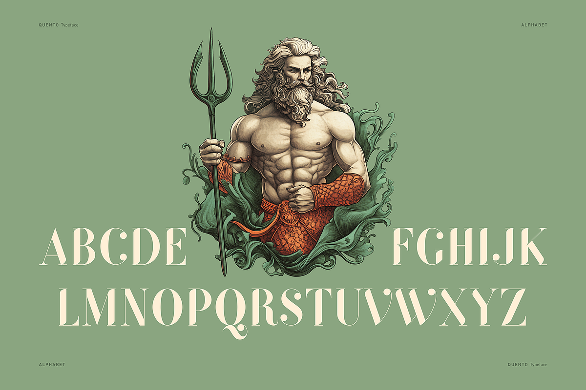 QUENTO | Modern Serif Display Font, a Serif Font by Glyph44 (Photo 2 of 16)