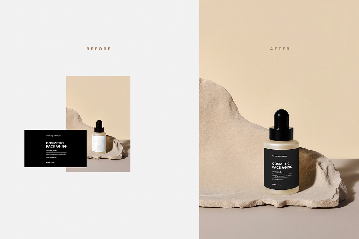 Cosmetic Mockups | Harmony of Nature, a Packaging Mockup by PARTNERS IN CRIME (Photo 3 of 8)