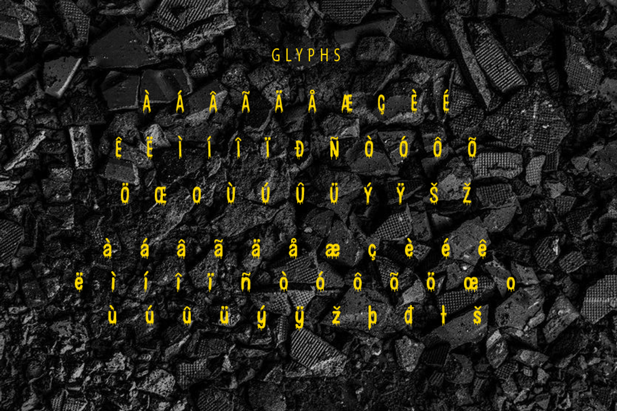 DropBlood, a Blackletter Font by GlottaTypeface (Photo 4 of 8)