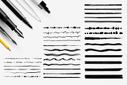 Pencil,Paint Stroke Brushes. Pen Ink, a Brush Add-On by ZinetroN (Thumbnail 2 of 4)