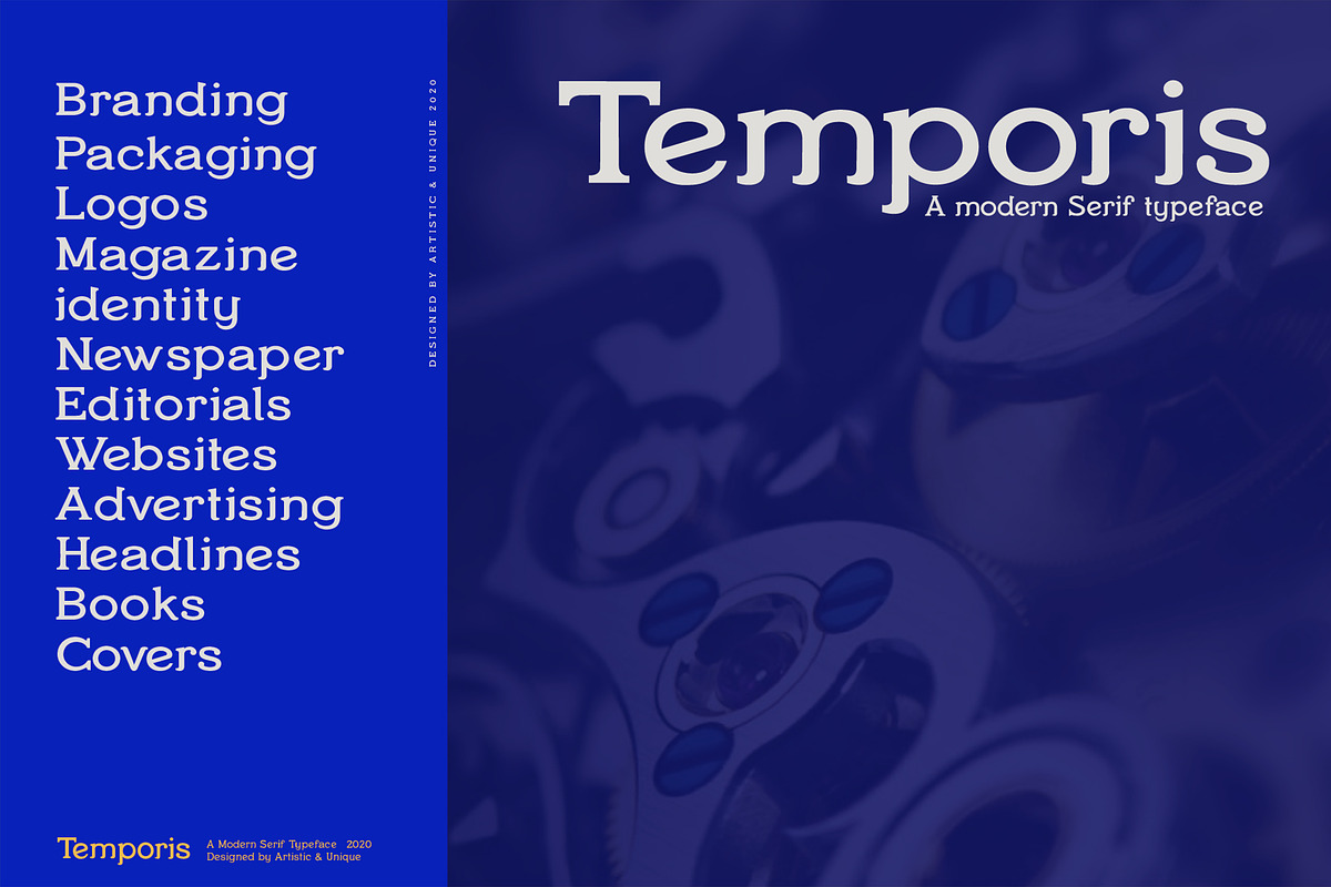 Temporis - Serif Font Family, a Serif Font by Artistic & Unique (Photo 10 of 13)