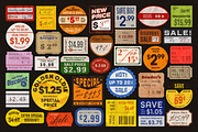Vintage Price Stickers & Retail Tags, an Object Graphic by pixelbuddha.net (Thumbnail 2 of 6)