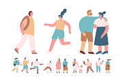 Cute Tiny People vector bundle, a Person Illustration by Vector_Art (Thumbnail 13 of 14)