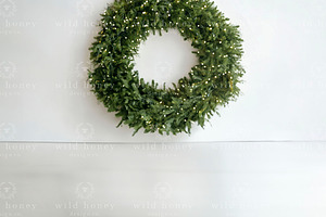 Christmas Wreath Digital Backdrop