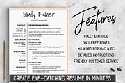 Resume Template / Instant Download, a Resume Template by LevelUpResume (Thumbnail 2 of 5)