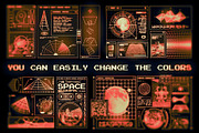 Retro Spaceship HUD, an Object Graphic by Pixflow (Thumbnail 4 of 9)
