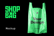 Plastic Shopping Bag Mockup, a Packaging Mockup by Bolderaja1 Studio (Thumbnail 1 of 12)
