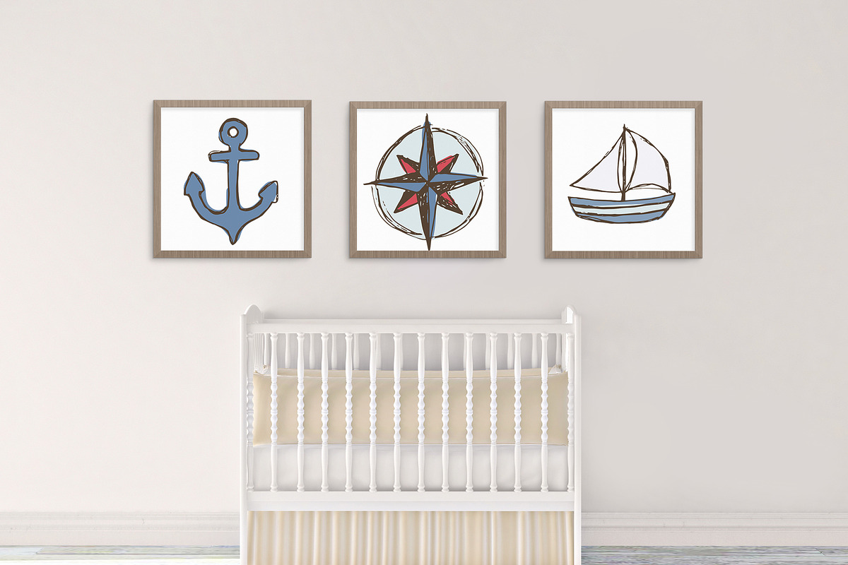 Rustic Nautical Illustrations, an Illustration by Kellie Jayne Studio (Photo 3 of 6)