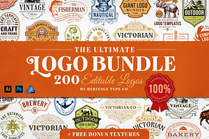 The Ultimate Vintage Logo Bundle