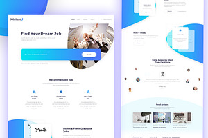 Job Portal Site- Homepage Design