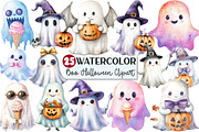 Cute Boo Halloween Sublimation, an Illustration by Rose Art (Thumbnail 1 of 6)
