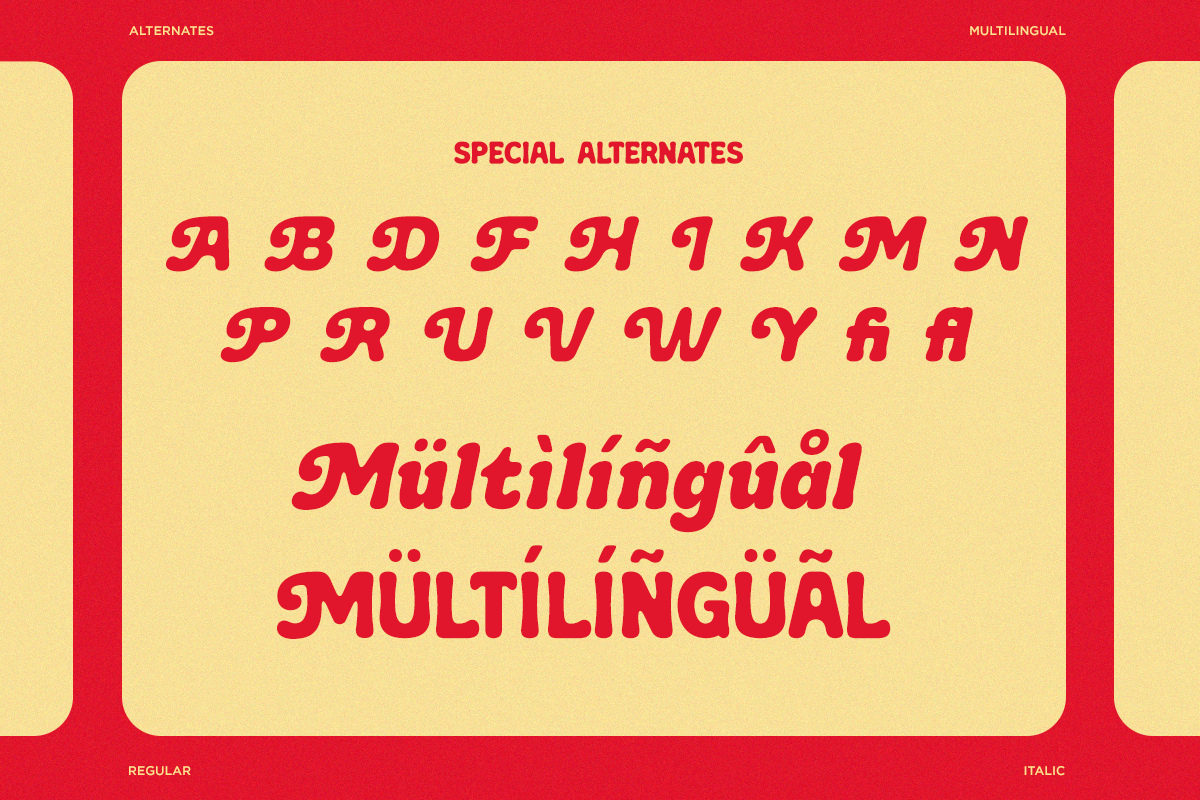 Biscova - Groovy Retro Display Font, a Serif Font by RagamKata (Photo 10 of 10)