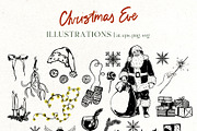 Christmas vector illustration doodle, an Object Illustration by Yuliya Derbisheva (Thumbnail 4 of 12)