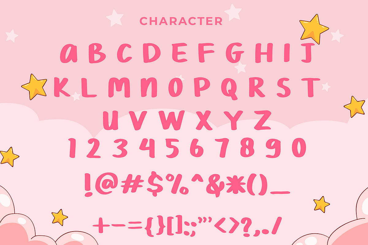 Chimoly Cute Display Font preview 6
