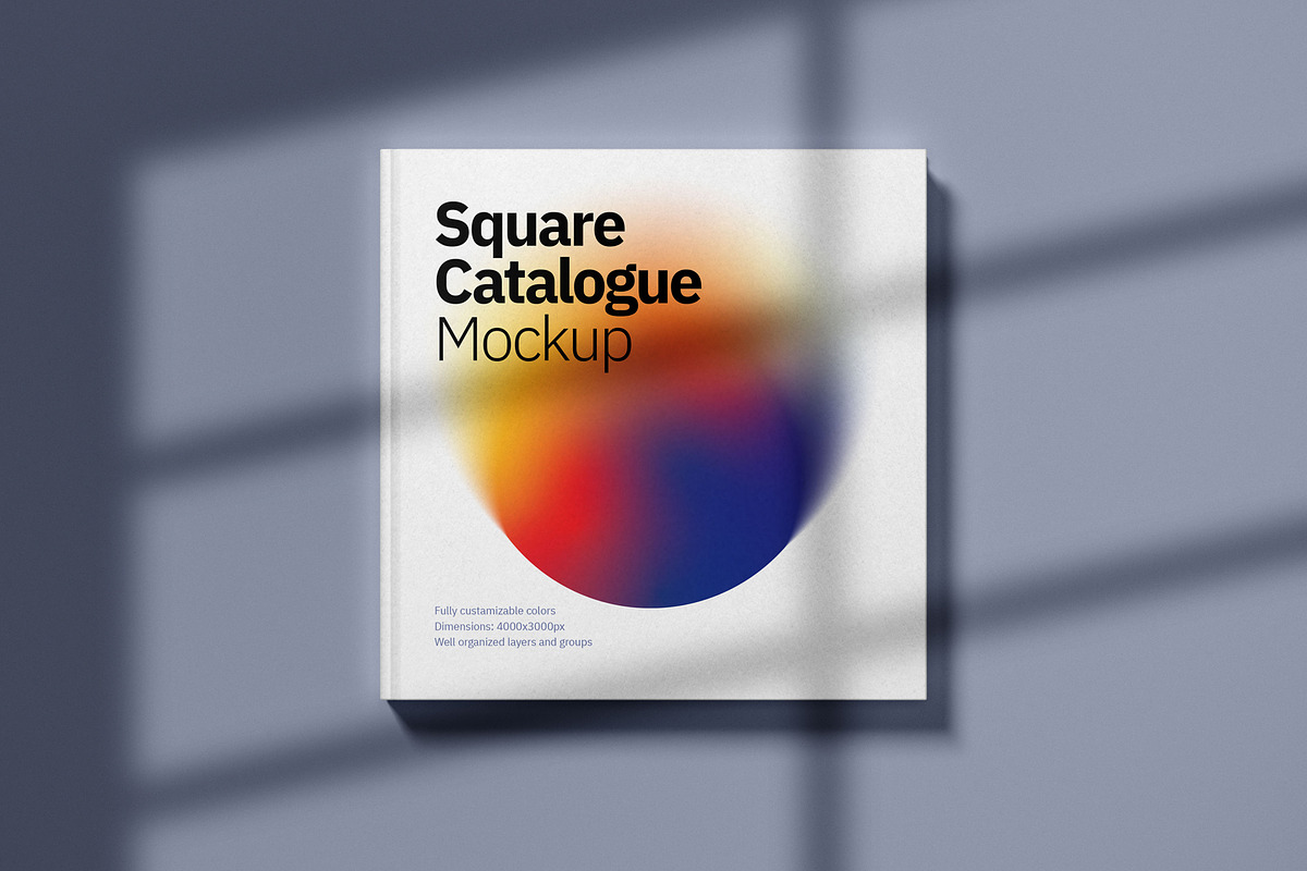 Square Catalogue, Magazine Mockup, a Print Template by Deeplab (Photo 6 of 17)