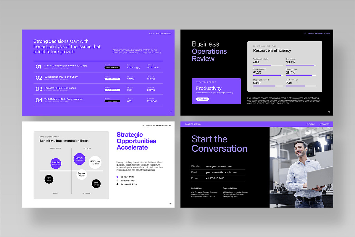 Business Analysis Presentation Templ, a Presentation Template by BrandPacks (Photo 6 of 7)