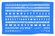 Utimate Caps Cutout Display, a Sans Serif Font by Haps Space (Thumbnail 13 of 13)