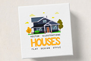 Houses, a Decorative Illustration by DOBROGRAPH (Thumbnail 3 of 6)