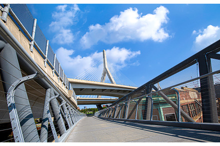 USA, Boston, Zakim Bunker Hill, an Architecture Photo by Web Engine Design